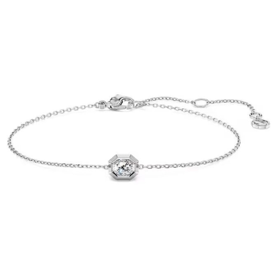 Monemel Swarovski  Taşlı   Minimal  Bileklik (Altın Kaplama)